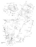 Part Location Diagram of 731-2275 MTD Handle Panel
